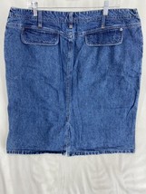 North Crest Women&#39;s Denim Blue Distressed Midi Skirt Boho Pockets Size 1... - £9.83 GBP