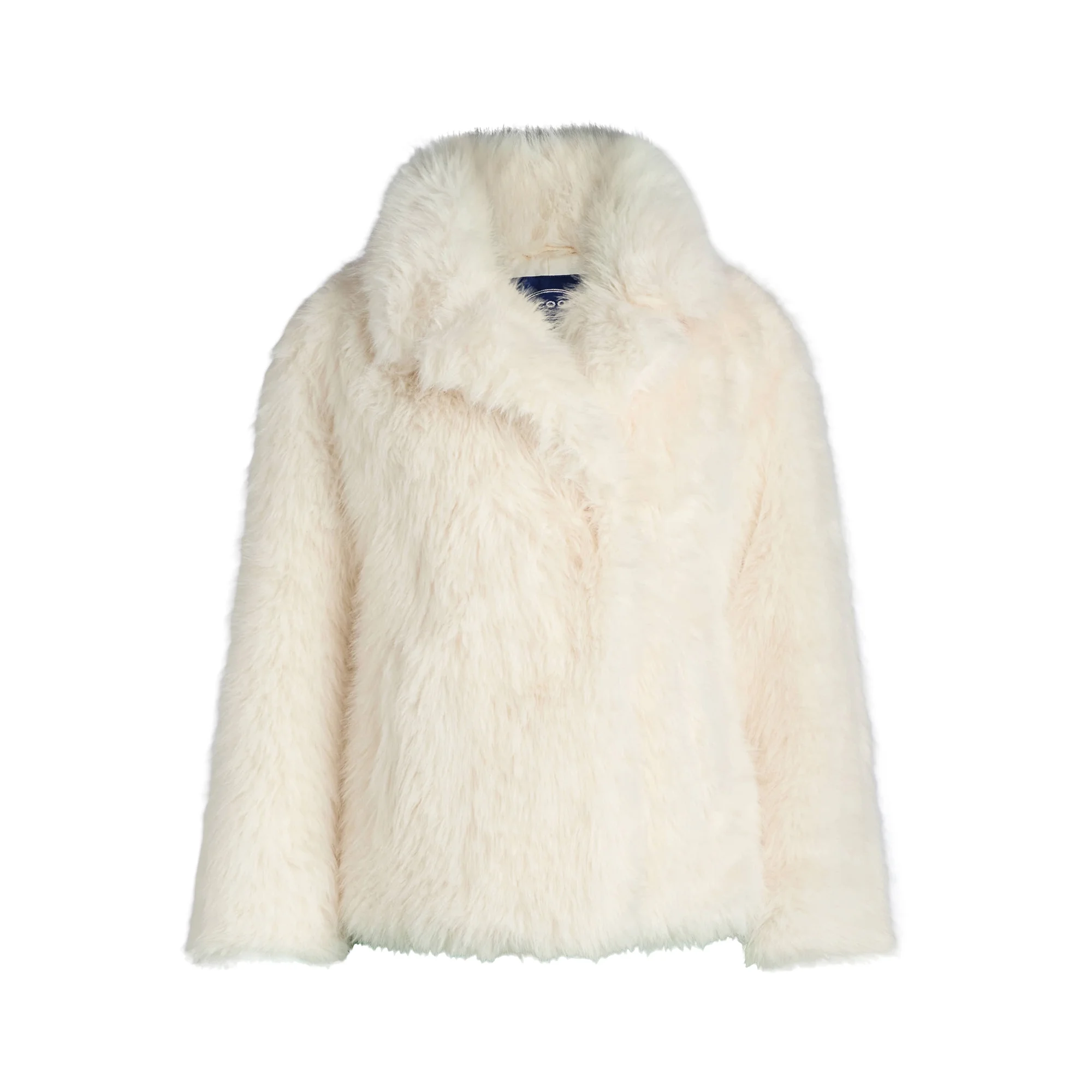 Scoop Women&#39;sOversized Faux FurJacket, Whisper White M(8-10) - $20.00