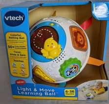 VTECH Light &amp; Move Learning Educational Ball 50+ Songs Gross Motor Anima... - £9.34 GBP