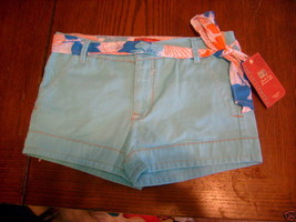 Faded Glory Blue Shorts Size 12 Girls NEW HTF - £12.42 GBP