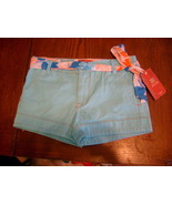 Faded Glory Blue Shorts Size 12 Girls NEW HTF - $19.95