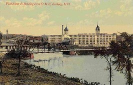 Belding Bros Co Mill Flat River Belding Michigan 1910c postcard - £5.41 GBP