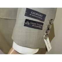 Men's Suit by Giorgio Cosani Textured Wool/Cashmere Blend 901-14 Beige 40 Long image 7