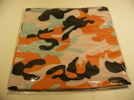 Camouflage Unisex Neck Gaiter Mask Infinity Scarf Balaclava Blue Orange Pink - £7.17 GBP