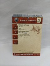 Lot Of (18) Dungeons And Dragons Blood War Miniatures Game Stat Cards - £13.48 GBP