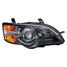 Headlight For 2005 Subaru Legacy Passenger Side Black Halogen Clear Amber Lens - £197.18 GBP