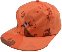Staple Pigeon Logo Orange Camouflage Relaxed Fit Dad Hat - $23.70