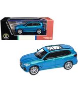 2018 BMW X5 G05 with Sunroof Atlantis Blue Metallic 1/64 Diecast Model C... - $23.65