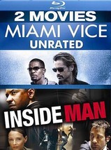 Miami Vice / Inside Man Double Feature [Blu-ray], DVD Widescreen, NTSC--C92 - £8.28 GBP