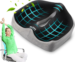 Memory Foam Seat Chair Cushion for Relieves Back, Sciatica Pain, Tailbon... - £36.32 GBP