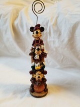Mickey Mouse Photo Holder with Donald Duck, Pluto, and Bear - £11.21 GBP