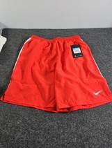 Nike Dri-Fit Women&#39;s Red Lined Running Shorts Size M - £12.62 GBP