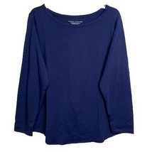 Susan Graver Weekend Essentials Cotton Modal Bateau Neck Top 1X (4411) - £17.13 GBP