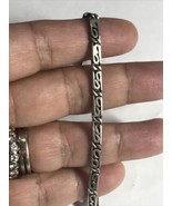 Antique Sterling Silver Links Bracelet 7.5” 10.5 Grams - $83.35 CAD