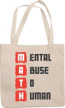 Make Your Mark Design Math Funny Equation. Reusable Tote Bag for Teachers &amp; Stud - £17.37 GBP