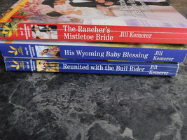 Love Inspired Jill Kemerer  lot of 3 Wyoming Cowboy Christian Romance Paperbacks - $5.99