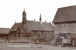 rs2088 - Early view, The School &amp; Post Office, Okeford Fitzpaine, print 6x4 - $2.80