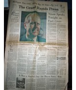 Vintage The Grand Rapids Press Nixon Speaks On Fuel Crisis Nov 25 1973 - $7.99
