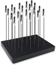 HUBEST Upgraded 20 Pcs Alligator Clip Sticks with Model Painting Stand Base Hold - £14.41 GBP