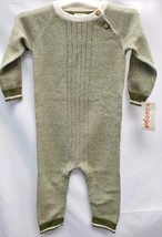 Baby 12 Months Marl Romper - Cat & Jack Olive Green image 2