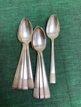 King Edwards / National Silverplate CALVALCADE Teaspoons set of 6 - £31.96 GBP