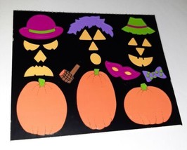 1994 Mrs. Grossman&#39;s Sticker Sheet  Halloween JOL Design A Jack O Lantern Vtg - £5.45 GBP