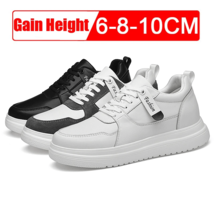 Men Elevator Height Increase Shoes Sneakers Shoes for Men 10cm Sports Ca... - $57.41
