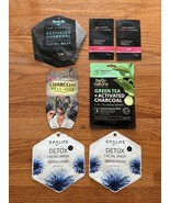 SpaLife 7th Heaven Epielle By Nature Facial Masks Lot 7 charcoal green t... - £6.24 GBP