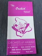 The Orchids of Hawaii Hilo order form brochure 1960s - $17.50