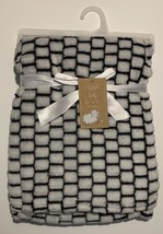 NEW Stylish Baby Soft Flannel Fleece Baby Infant Throw Blanket in White ... - $7.99