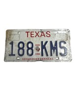 Vintage Texas Sesquicentennial License Plate Tag 1836-1986 #188 KMS Man ... - £14.69 GBP