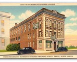 Interstate Business College Building Fargo North Dakota ND Linen Postcar... - $9.85