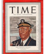 Time Magazine 1942 May 18, Nimitz, Commander in the Pacific - $28.45