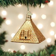 OLD WORLD CHRISTMAS EGYPTIAN PYRAMID PHAROAH&#39;S TOMB GLASS XMAS ORNAMENT ... - £17.20 GBP