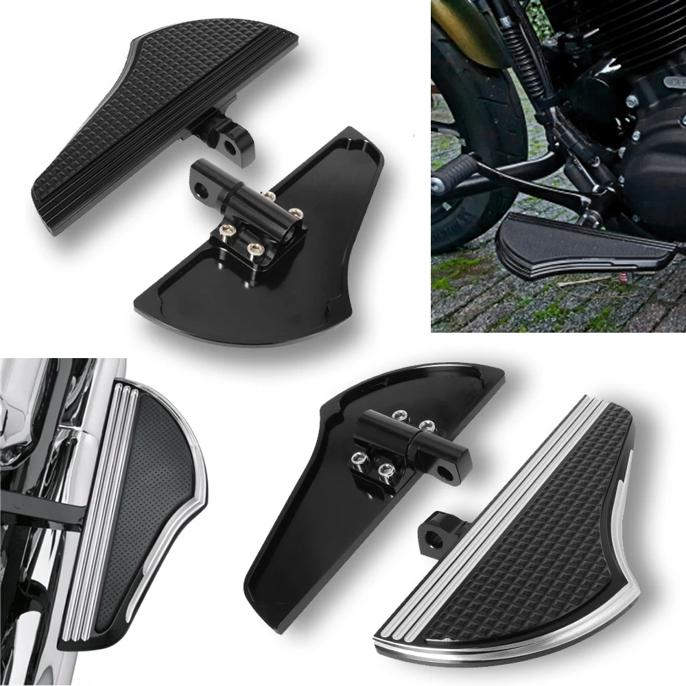 Motorcycle Front Driver Floorboards Footpegs Footrest For Harley Touring... - £51.28 GBP+