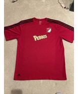 &quot;Pebbles&quot; Red MLS Jersey, Adidas, Soccer, Mens, Large, Climalite Jersey - £21.97 GBP