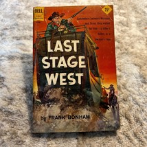 Last Stage West Western Paperback Book by Frank Bonham from Dell Books 1959 - £14.43 GBP