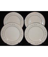 Set (4) Noritake Ivory China HEATHER PATTERN Salad Plates MADE IN JAPAN - €42,20 EUR