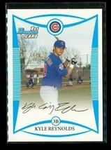 2008 Topps 1ST Bowman Baseball Trading Card BP67 Kyle Reynolds Chicago Cubs - £3.35 GBP