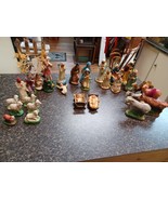 Vtg Mixed Lot Of 29  Nativity Figures Baby Jesus Mary Joseph Made in Italy - $67.87 CAD