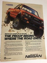vintage Nissan 4x4 Print Ad  Advertisement 1985 PA1 - £7.00 GBP