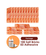 Salt Bricks Pack of 100 With 3 Adhesive - £719.01 GBP
