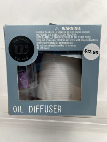 Oil Diffuser Humidifier Wayland Square USB Color Changing Auto Shut - $8.20