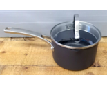 Calphalon Classic Nonstick 1.5 Quart Sauce Pan with Pour &amp; Strain Lid (3... - $24.97