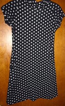 Vintage Handmade Black &amp; White Poka Dot Dress Size S - $5.99