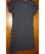 Vintage Handmade Black &amp; White Poka Dot Dress Size S - $8.19 CAD