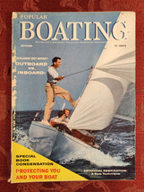 Rare POPULAR BOATING magazine September 1959 Outboard vs Inboard Knud Reimers - £17.17 GBP