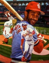 Ozzie Smith St Louis Cardinals MLB Baseball Busch Stadium Art 03 8x10 - 48x36 - £19.98 GBP+
