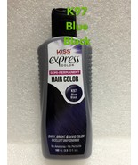 KISS EXPRESS SEMI PERMANENT HAIR COLOR K97 BLUE BLACK  3.5 FL. OZ. - $5.99