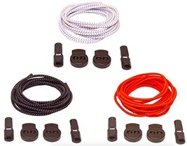 No Tie Elastic Shoelaces (3 Pairs = 6 laces) - Stretchy 39&quot; Laces in Bes... - $12.30 CAD
